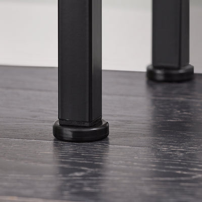 SoBuy FSB19-SCH Console d’Entrée Design Fonctionnel et Gain de Place, Design Moderne, Style Industriel, pour Salon et Chambre – L120×P20×H65 cm, Métal, Noir