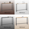 SoBuy FSB19-XL-Z Console Ultra Fine 20 cm – 120×20×80 cm, Charge 50 kg, Métal Noir et Plateau Bois