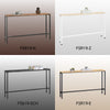 SoBuy FSB19-Z Console Entrée Meuble Couloir Étagère Arrière Canapé – Structure Métal Robuste, Design Moderne Ultra Fin – Idéal pour Salon, Chambre, Entrée – 120x20x65cm