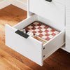 SoBuy FSB94-W Meuble Chaussures, Meuble Entrée, Commode, Armoire de Rangement