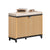 SoBuy FSR201-N Banc d’entrée avec assise rembourrée et rangement chaussures 24 cm – Abattant jusqu’au 47, style industriel no