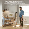 SoBuy FSR214-N Meuble à Chaussures Compact 24 cm de Profondeur – Naturel