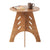 SoBuy HFBT01-BRTable d'appoint Ronde en Bois Table Basse Ronde Table de Nuit Table de Chevet Bouts de Canapé en Tenons et M