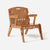 SoBuy HFST02-BR Fauteuil Design Salon Ergonomique Chaise Fauteuil de Salon Confortable Fauteuil de Bureau en Tenons et Mortai