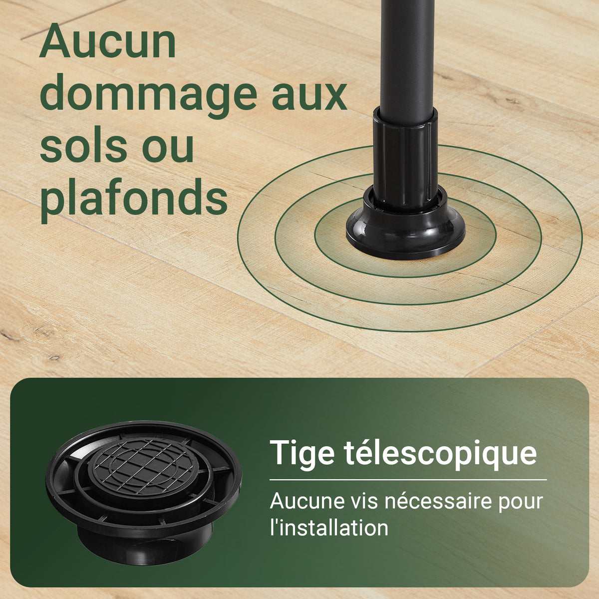 SoBuy KLS04-II-SCH Portant à vêtements télescopique solide - Penderie ouverte réglable avec tringles et étagères, Porte manteau pour chambre/dressing, Noir