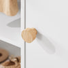 SoBuy KMB110-W Portant à Vêtements Enfant, Penderie pour Enfants, Garde-Robe Enfants, Étagère à Vêtement