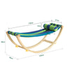 SoBuy KMB16-J Chaise a Bascule, Lit Enfant Bébé, Hamac Enfant, Chaise Longue à Bascule pour Enfant, Rocking-Chair, pour Chambre d'enfant, Patio, Salon, Jardin, 124x36x45 cm
