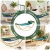 SoBuy KMB16-J Chaise a Bascule, Lit Enfant Bébé, Hamac Enfant, Chaise Longue à Bascule pour Enfant, Rocking-Chair, pour Chambre d'enfant, Patio, Salon, Jardin, 124x36x45 cm