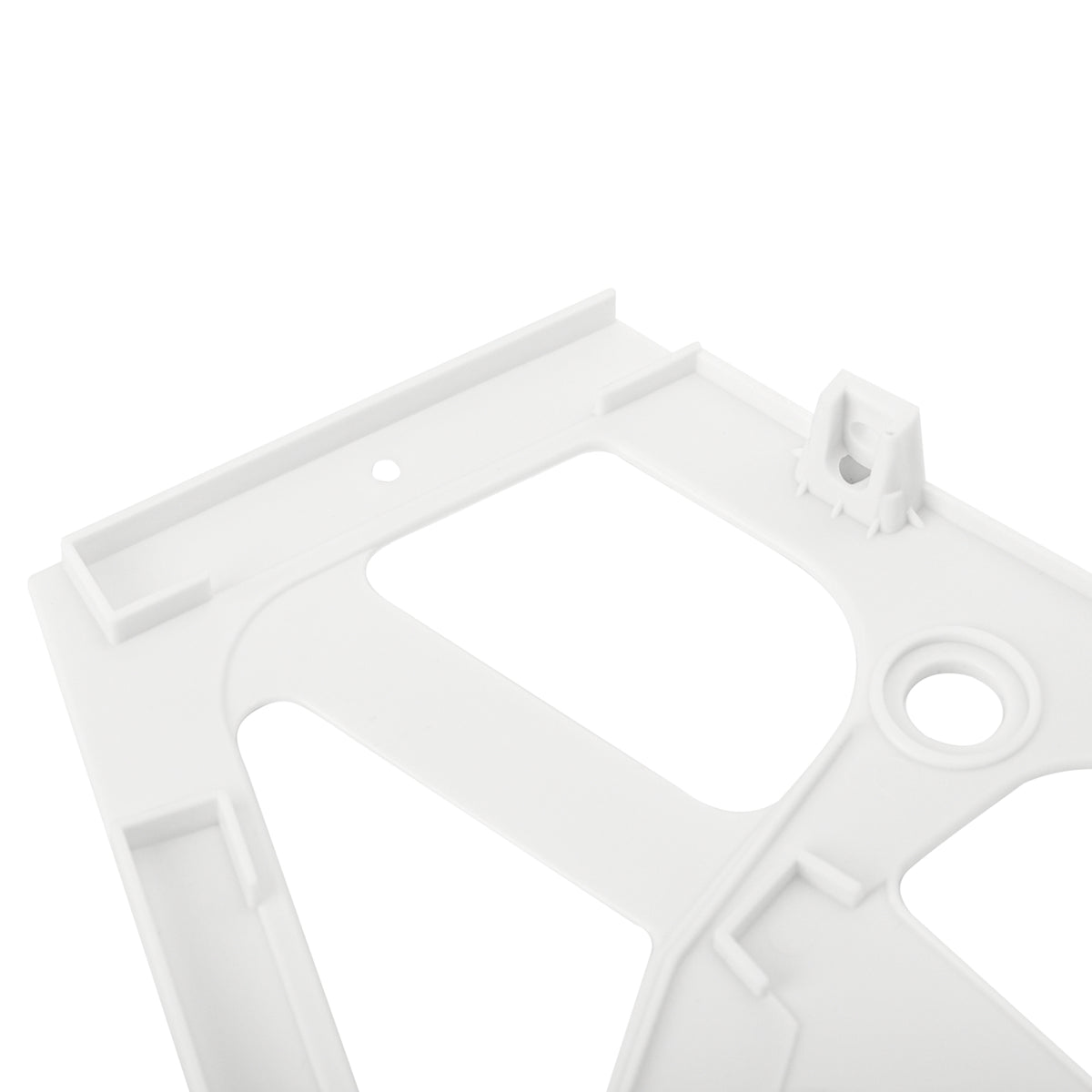SoBuy SDA08-W 2 Pièces Charnières de Cabinet, Charnières de Tiroir pour Porte-Chaussures en Plastique Raccords De Remplacement