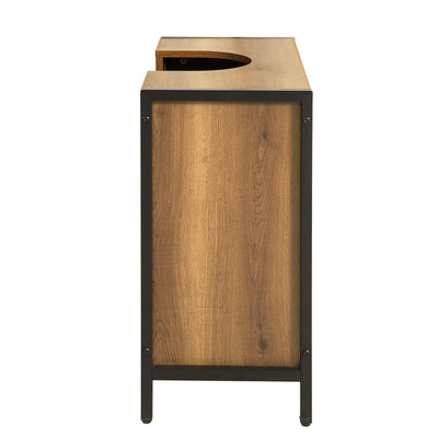 SoBuy BZR63-II-PF Meuble sous Lavabo Housse Colonne Lavabo