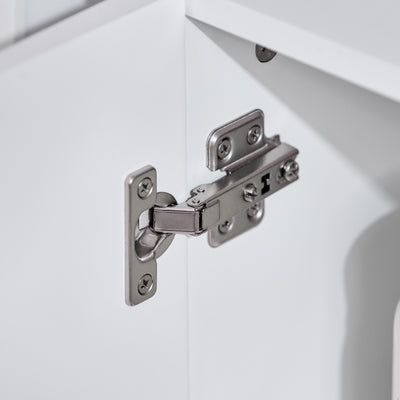 SoBuy BZR92-W Meuble sous Lavabo, Meuble sous évier, Meuble sous Vasque, Armoire Salle de Bain, Placard de Rangement