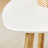 SoBuy FBT74-W Tables Basse Gigognes Lot de 2 - Table Basse Salon Moderne, Grande 55 cm & Petite 40 cm, Blanc