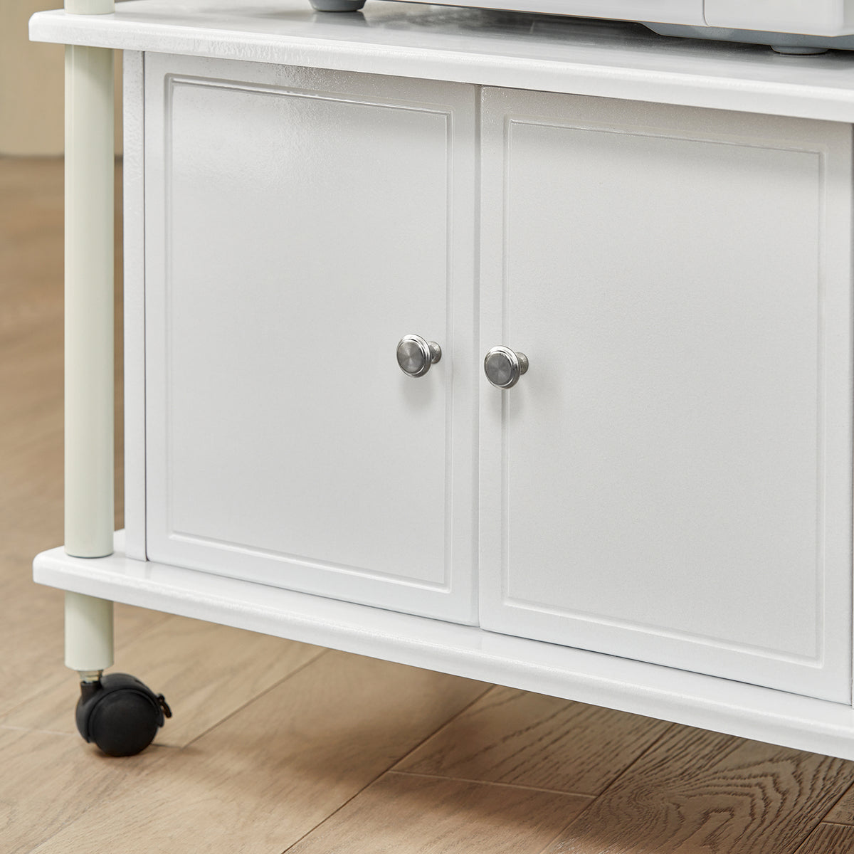 sebuyfr.comG12-W Meuble rangement cuisine roulant en bois, Chariot de cuisine de service