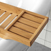 sebuyfr.comG212-N Plateau de Baignoire Extra Long et Verni avec Support Verre à Vin et Bougie, Design Fonctionnel, Usage Quotidien, Pratique – Bambou, Naturel