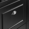 SoBuy FSR79-SCH Armoire à Chaussures 4 Abattants – Séparateurs Réglables, Dos Aéré, Certifiée FSC® – 105×24×83 cm, Noir