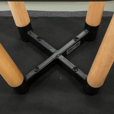 SoBuy FST50-DGx2 Lot de 2 Tabourets de Bar Cuisine avec Dossier et Repose-Pieds