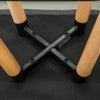 SoBuy FST50-DGx2 Lot de 2 Tabourets de Bar Cuisine avec Dossier et Repose-Pieds