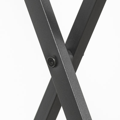 SoBuy FWT88-F Table Pliant pour Petits Espaces, Bureau d'Ordinateur Table d’Etude Bureau Portable à Domicile, Salon, Chambre, Aucun Assemblage Requis Design Industriel